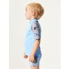 Dětské triko s UV ochranou 50+, Sv. Modrá, Velryby