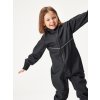Batolecí softshellová kombinéza s beránkem Mini, Černá Žíhaná