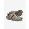 Dětské kožené barefoot boty, Khaki
