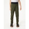 Dětské softshellové kalhoty s fleecem pružné Sporty, Khaki