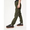 Dětské softshellové kalhoty s fleecem pružné Sporty, Khaki