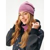 Dámská čepice z teplákoviny Basic, Růžová