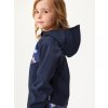 Dětská softshellová bunda s fleecem Basic, Tm. Modročerná, Pejsci
