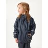 Dětská nepromokavá bunda s fleecem, Tm. Modročerná