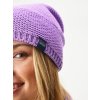 Dámská čepice pletená Warm, Lila