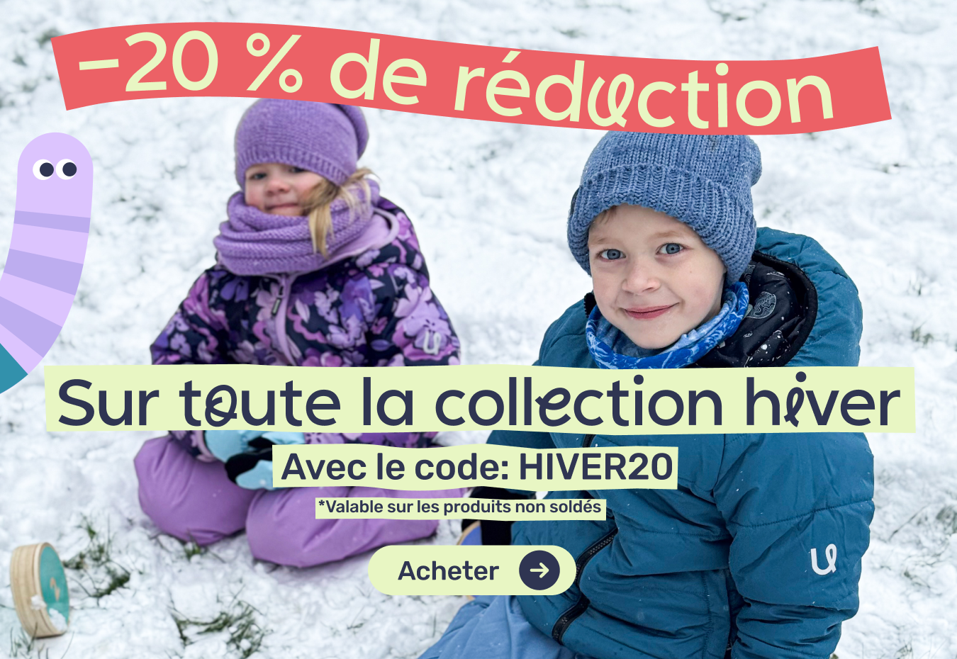 ☃️ - 20 % na zimní kolekci - desktop