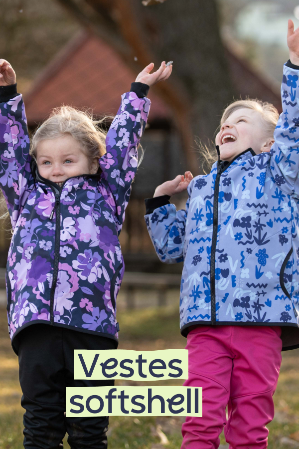 vestes softshell pour enfants