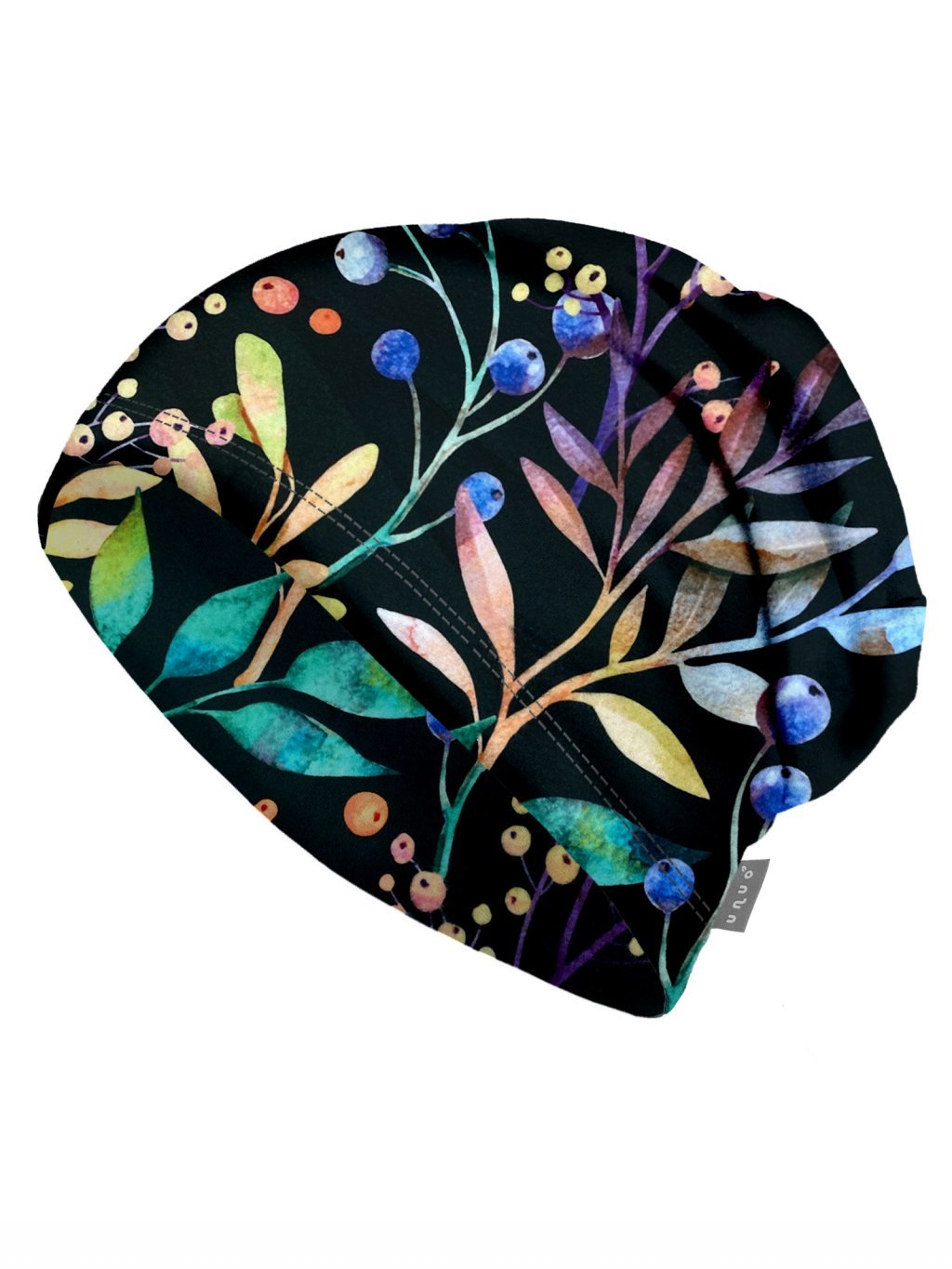 Dětská čepice z teplákoviny Basic, Podzimní bobule