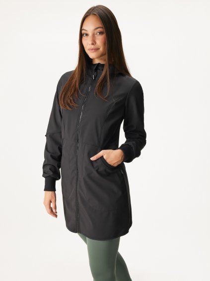 Dámský softshellový kabát s fleecem Street, Černá