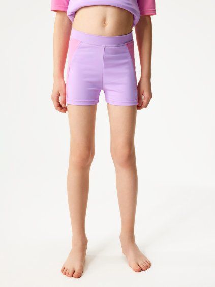 Dětské plavky s UV ochranou 50+, Lila