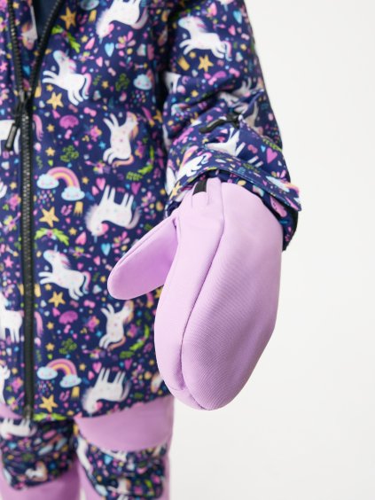 Dětské zimní rukavice Polar, Lila 0638