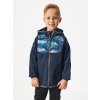 Dětská softshellová bunda s fleecem Basic, Tm. Modročerná, Tučňáci