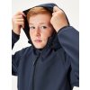 Dětská softshellová bunda s fleecem Slim, Tm. Modročerná