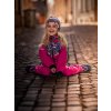 Batolecí softshellové kalhoty s fleecem Basic, Fuchsiová