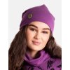 Dámská merino čepice Basic, Ostružinová