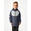 Dětská softshellová bunda bez zateplení Basic, Tm. Šedá, Bagry