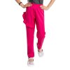 Dětské softshellové kalhoty bez zateplení pružné Fantasy, Fuchsiová