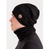 Pánská merino čepice Basic, Černá