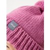Dětská čepice pletená Bobble, Růžová
