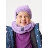 Dětská čepice pletená Warm, Lila