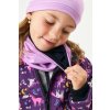 Dětský nákrčník z teplákoviny Basic, Lila