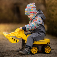 Softshell overalls with fleece