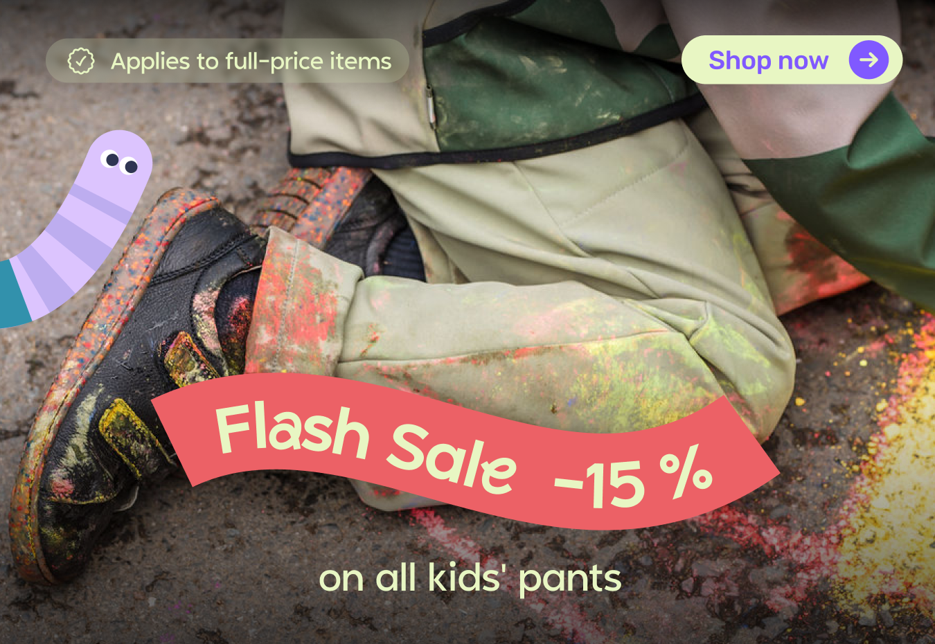 Get 20% off full-priced kids' trousers with code FLASH20 in our promo from Sep 3 to Sep 8, 2026. Unuo kids' softshell trousers with or without fleece lining, waterproof trousers, and stretchy functional pants from a Czech manufacturer – ideal for autumn, 