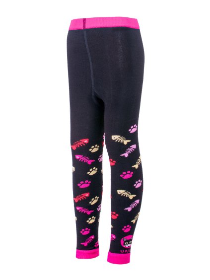 Dětské bambusové legíny Jump, Kočka pes holka