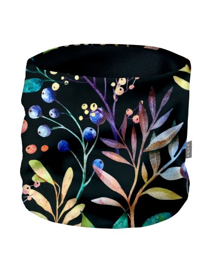 Dětský nákrčník z fleecu Basic, Podzimní bobule