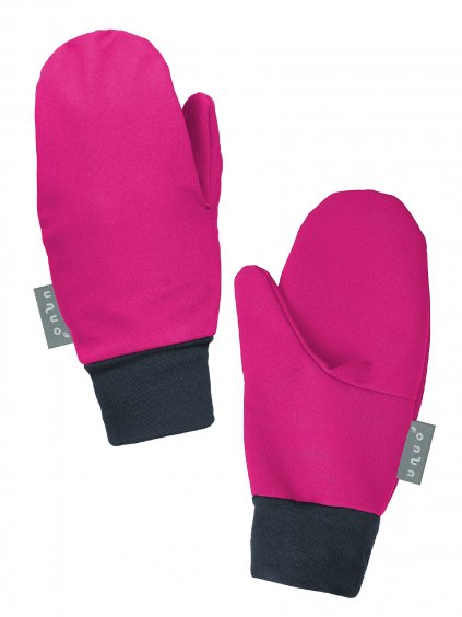 Dětské softshellové rukavice s fleecem Tap, Fuchsiová