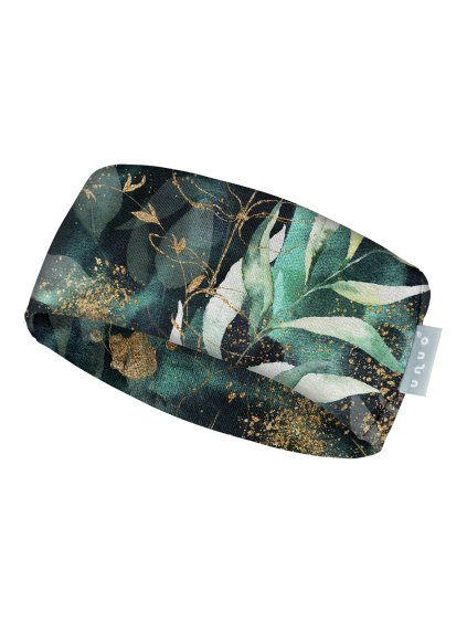 Dámská čelenka fleecová Elise, Listy a větvičky