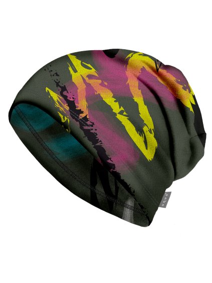 Dětská čepice fleecová Basic, Khaki, Fantazie