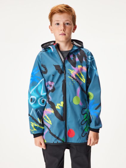 Dětská softshellová bunda s fleecem Basic, Kobaltová, Fantazie