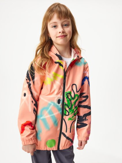 Dětská bunda do deště, Meruňková, Fantazie