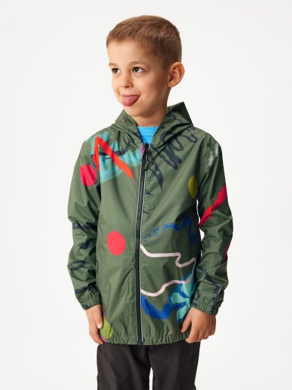 Dětská bunda do deště, Khaki, Fantazie
