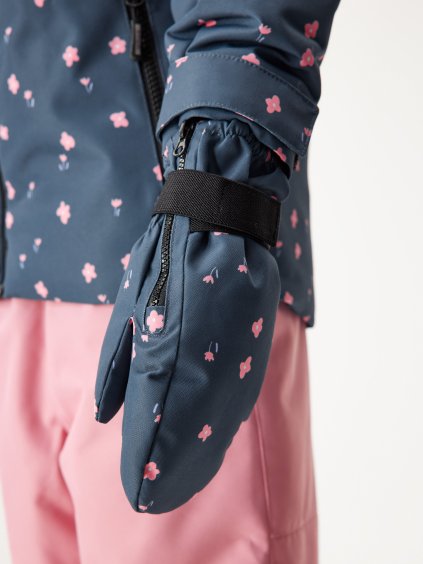 Dětské zimní rukavice Polar, Květiny