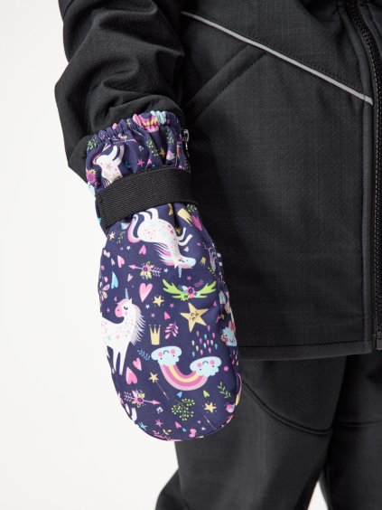 Dětské zimní rukavice Polar, Jednorožci
