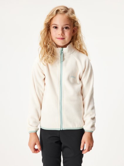 Dětská fleecová mikina, Bílá