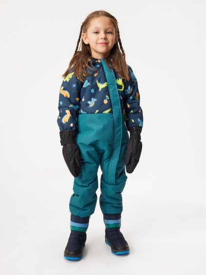 Batolecí zimní kombinéza Polar, Kobaltová, Dinosauři