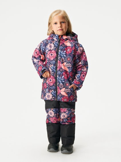 Dětská zimní bunda Polar, Kouzelné květiny