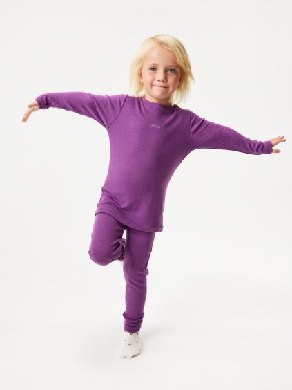 Dětské merino legíny, Ostružinová