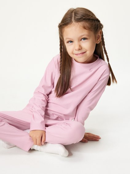 Dětské termo legíny, Růžová