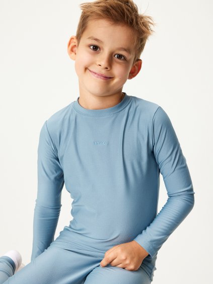 Dětské termo triko s dlouhým rukávem, Modrá