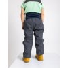Batolecí softshellové kalhoty s fleecem Basic, Tm. Šedá