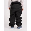 Batolecí softshellové kalhoty s beránkem Light, Černá Žíhaná