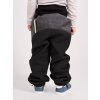 Batolecí softshellové kalhoty s beránkem Light, Černá Žíhaná, Šedá Žíhaná