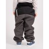 Batolecí softshellové kalhoty s beránkem Light, Šedá Žíhaná, Černá Žíhaná