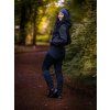 Dámský nákrčník z teplákoviny Basic, Jeans temný