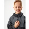 Dětská softshellová bunda s fleecem Street, Černá, Žíhaná Antracitová