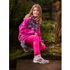 Dětské softshellové kalhoty bez zateplení pružné Sporty, Fuchsiová
